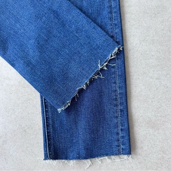 MOTHER The Dazzler Mid Rise Ankle Straight Jeans in Weekend Warrior size 27 - Picture 12 of 14